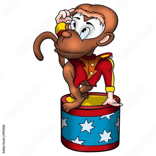 monkey circus performer