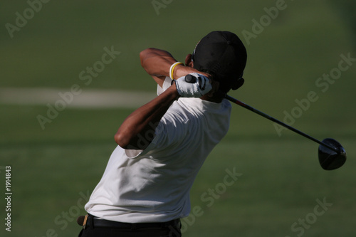 golf swing in valderrama photo