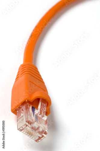 orange network cable