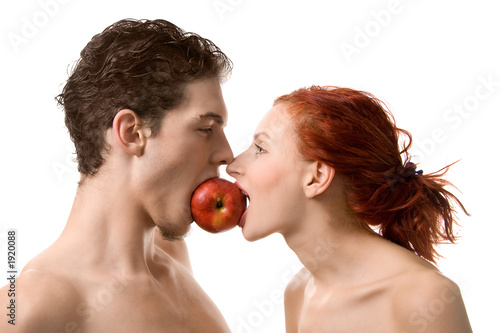 Fototapete Adam und Eva