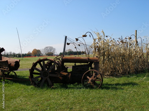 rusty tractor