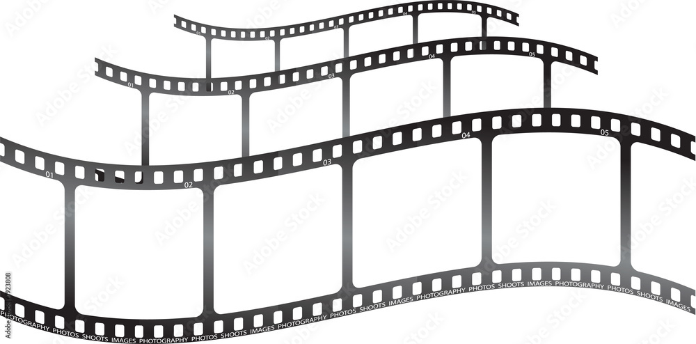 Fototapeta premium whita film tripple h wave