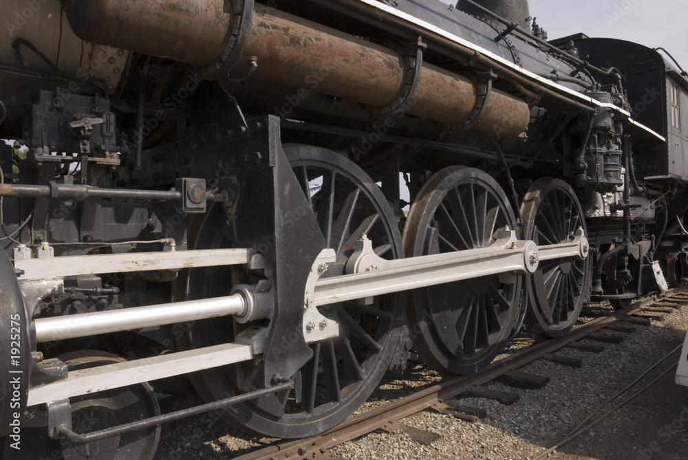 steam engine close up