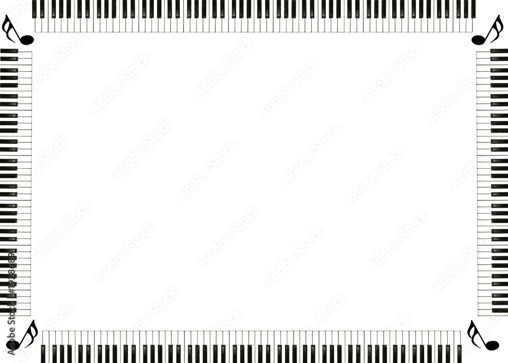 Fototapeta premium music border