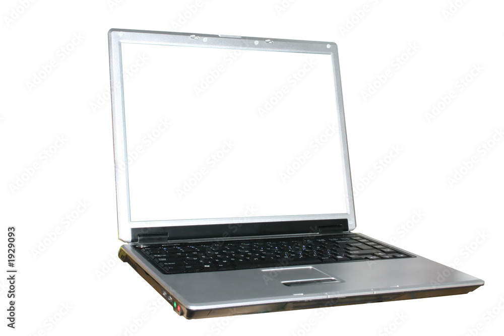 isolated laptop isolated laptop