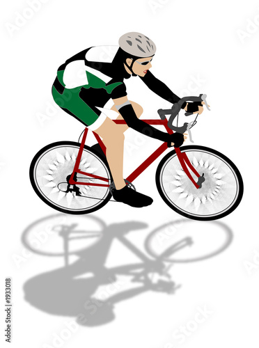 speed biker illustration
