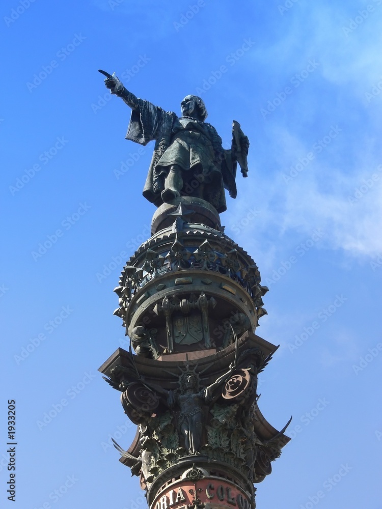 a statue of christopher columbus