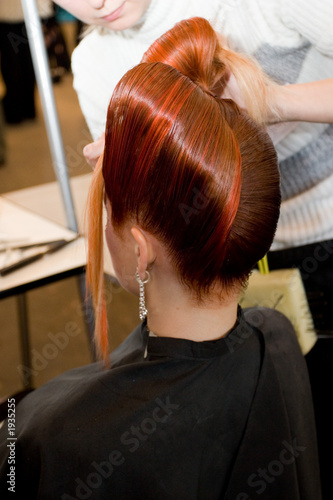 woman coiffure.