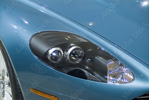 aston martin headlight photo