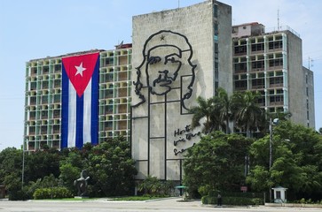 Keuken achterwand Havana Koloniaal gebouw in centrum Havana  © Jeff Whyte