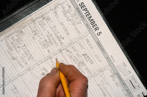 appointment book