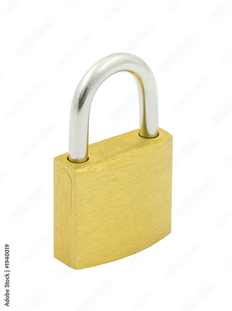padlock on pure white background padlock on pure white background