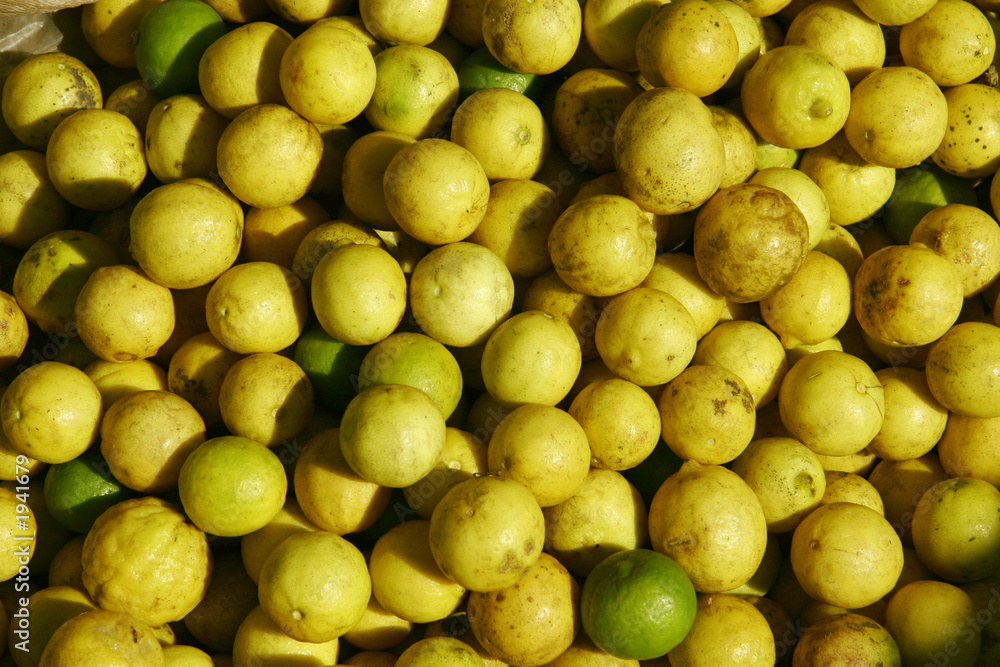 plentry of yellow limes