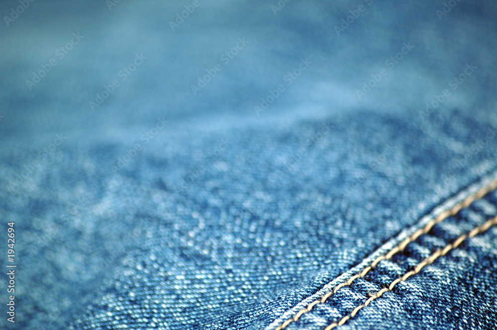 detail of denim jeans