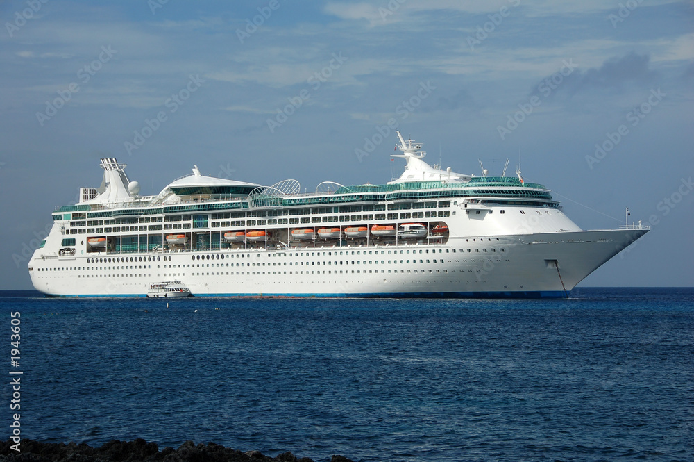 modern passenger cruise ship