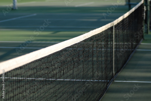 Fototapeta Naklejka Na Ścianę i Meble -  tennis net