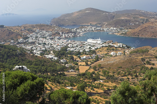 cruise in a greek island