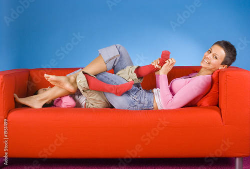 Tableau sur toile tickling play