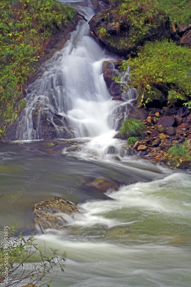 Fototapeta premium waterfall and river