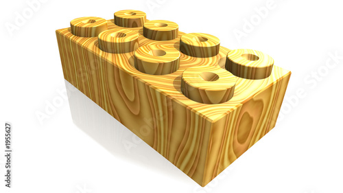 Obraz na plátně blocco in legno chiaro