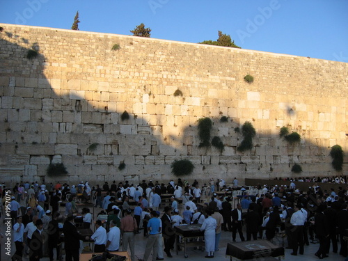 mur des lamentations - israël photo