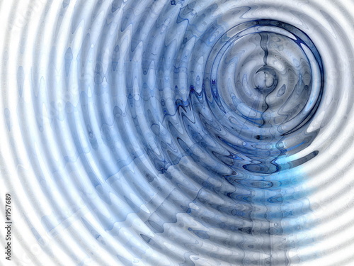 abstract hypnotic blue background