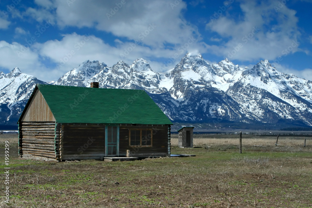 cabin and outhouse cabin and outhouse