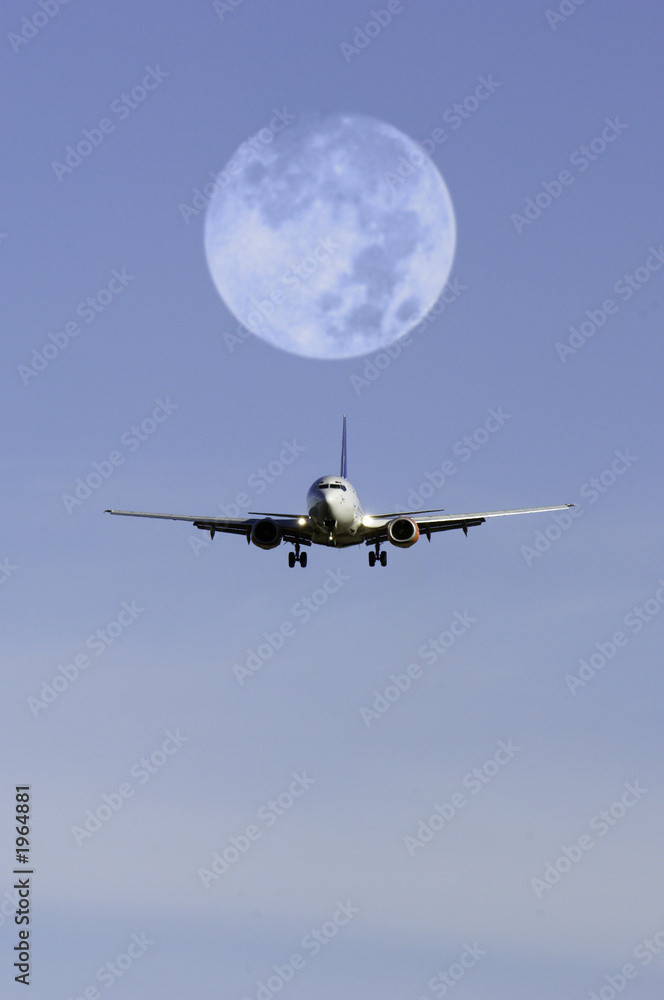 Fototapeta premium moon flight