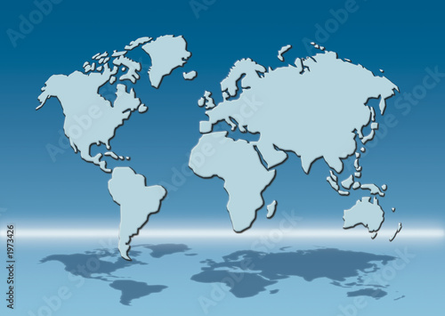 weltkarte - map of world