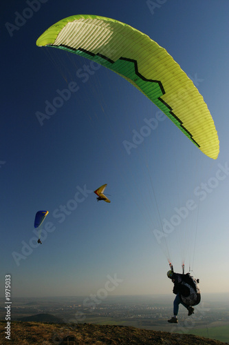 paragliding - landing
