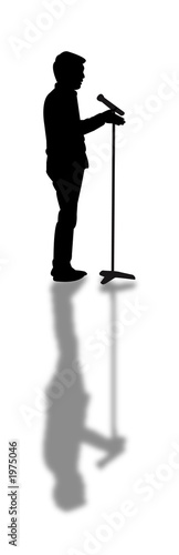 speech silhouette