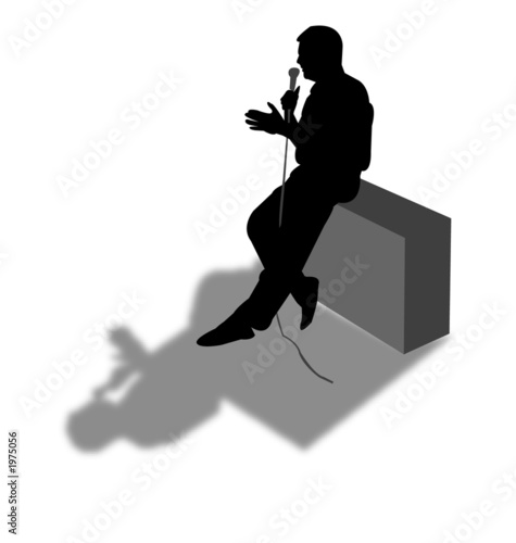 speech silhouette