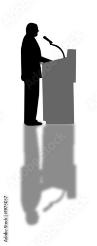 speech silhouette