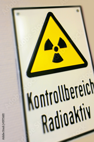 radioaktiv schild