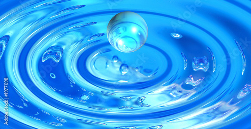 blue watter bubbles