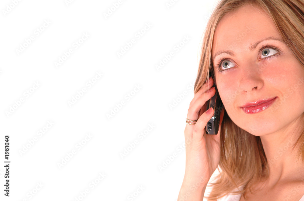 young woman talking by phone young woman talking by phone