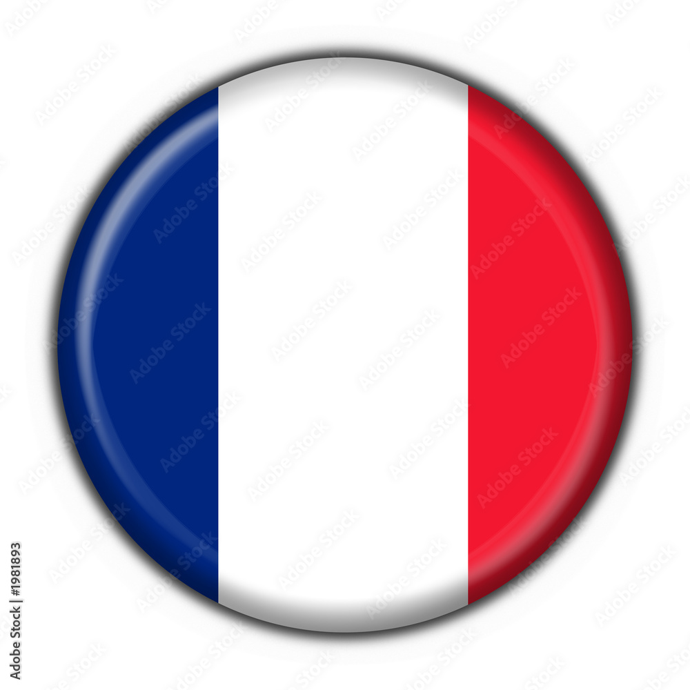 bottone bandiera francese - france flag bottone bandiera francese - france flag