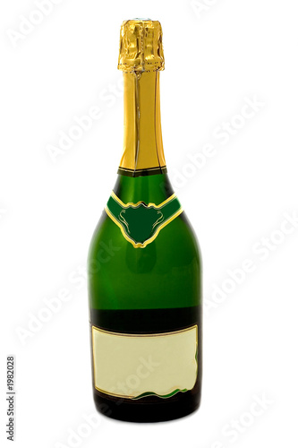champagne bottle full