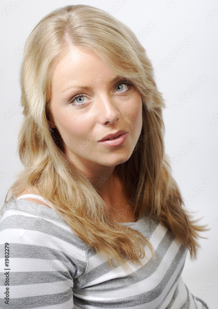 Naklejka premium girl smiling