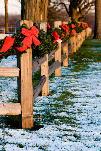 christmas fence