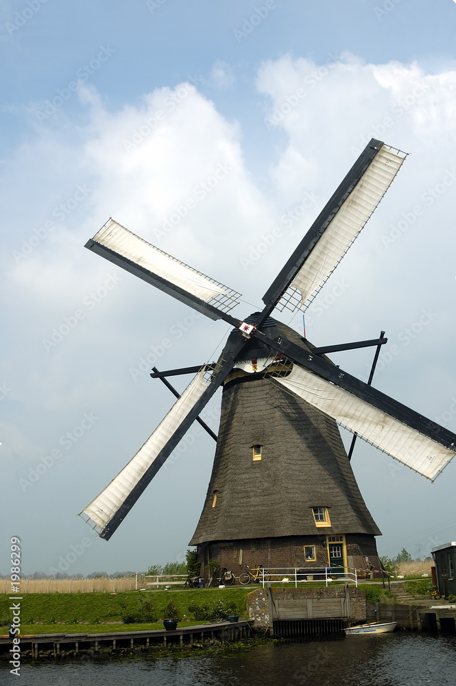 portrait of a dutch windmill