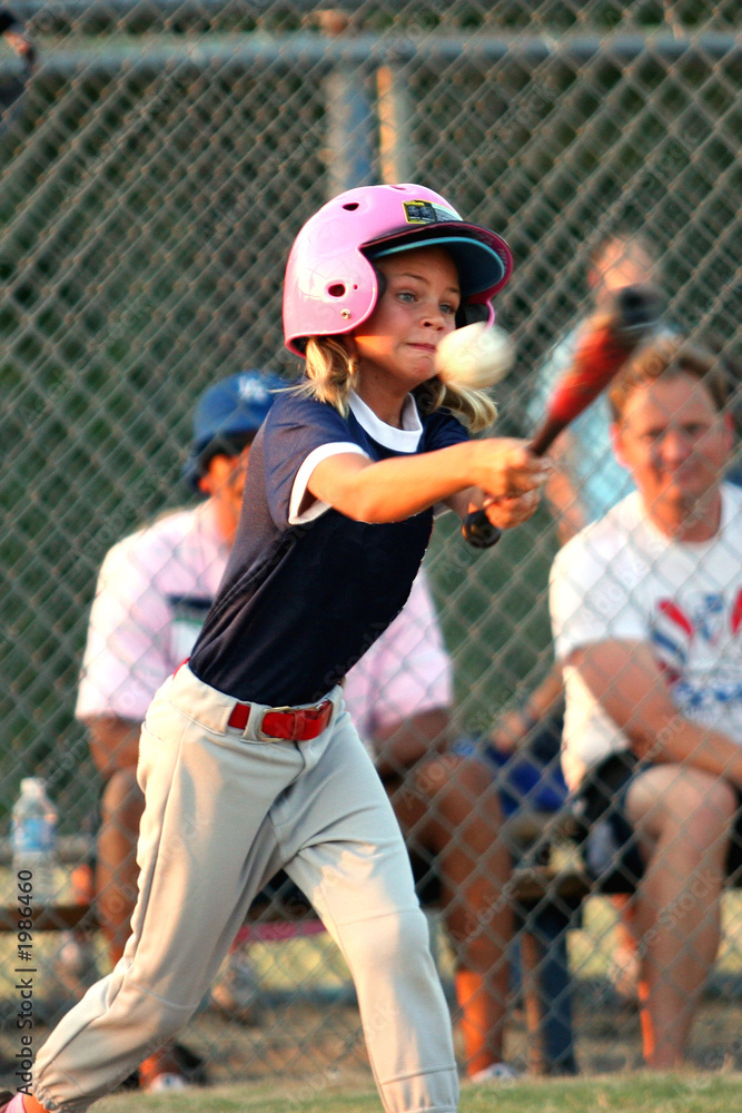 Obraz premium baseball girl
