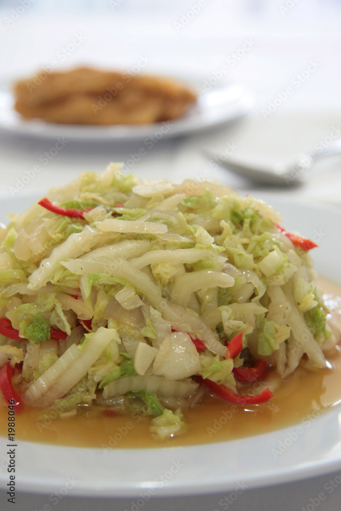 sliced cabbage sliced cabbage