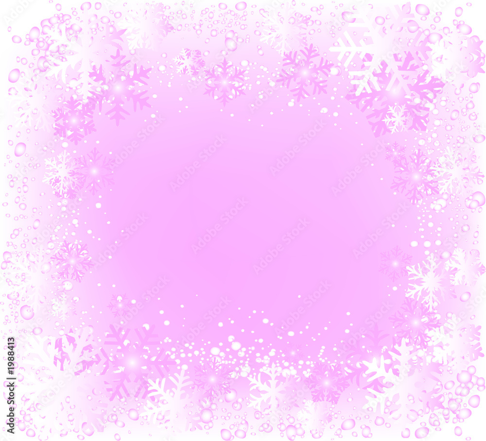 decorative frame with lots of snowflakes, ideal f decorative frame with lots of snowflakes, ideal f