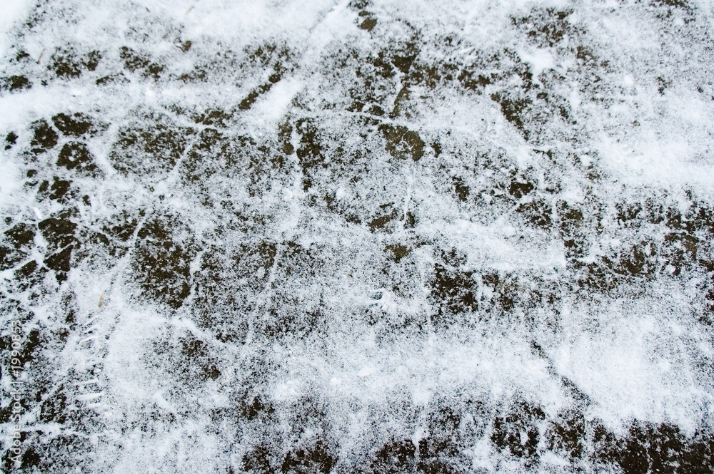 asphalt with ice asphalt with ice