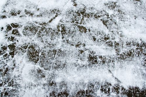 asphalt with ice © Anton Gvozdikov