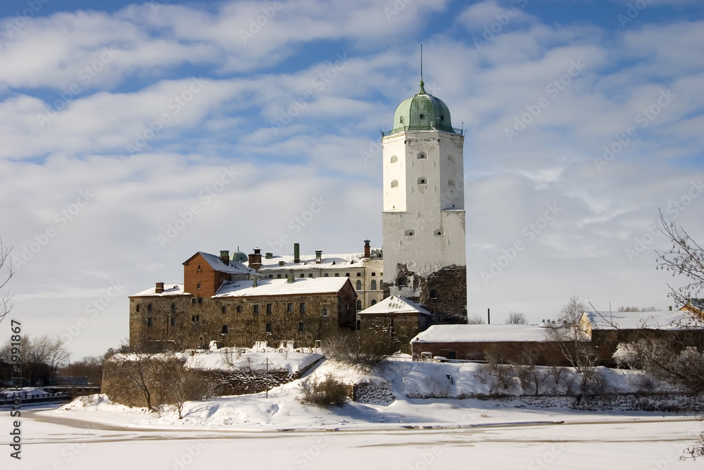 the castle in vyborg