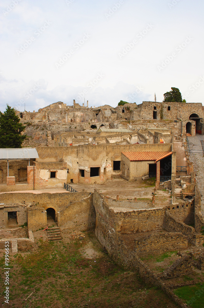italian town pompeii view on ruins #2