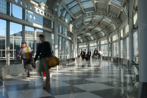 busy international airport photo
