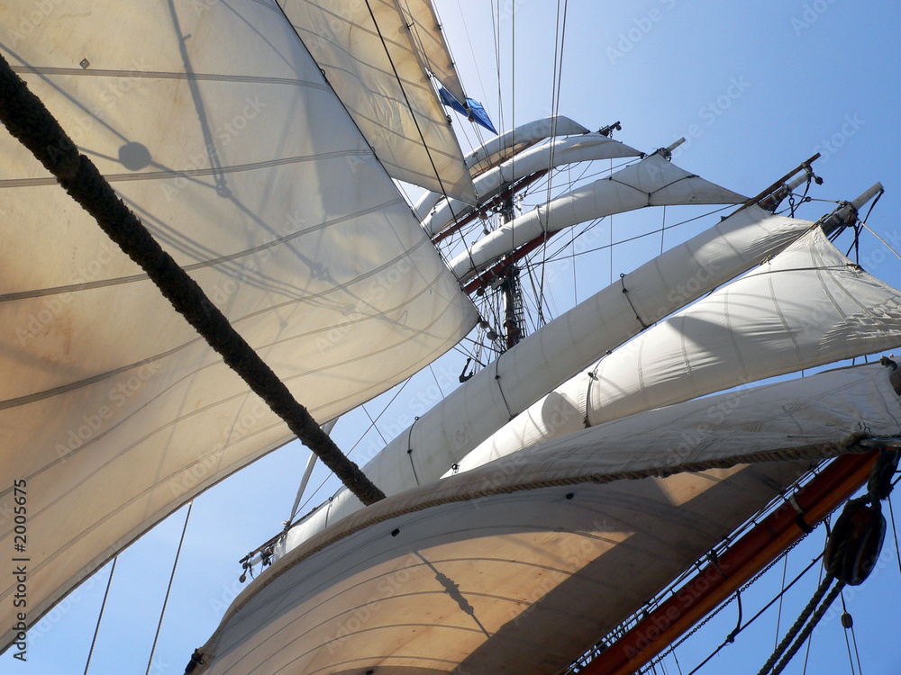 Konstfotografi tall ship sails